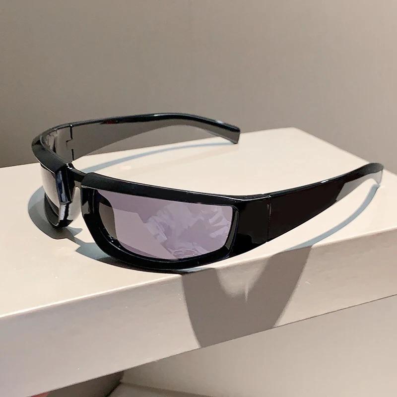 Новинка Y2k, солнцезащитные очки в стиле панк для мужчин и женщин, модные уличные зеркальные очки, популярные солнцезащитные очки Ins для велоспорта