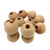 12 шт. круглые деревянные бусины свободные бусины-разделители для изготовления ювелирных изделий своими руками 30 мм