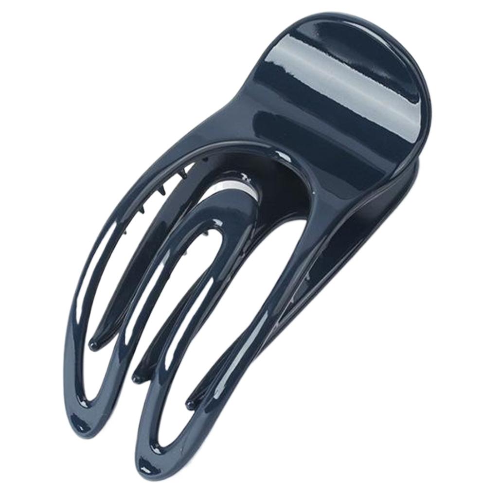 Duckbill Flat Hair Claw with Leopard Pattern French Hair Claw Clip Strong Secure Jaw Clamp Hair Decorative Accessories