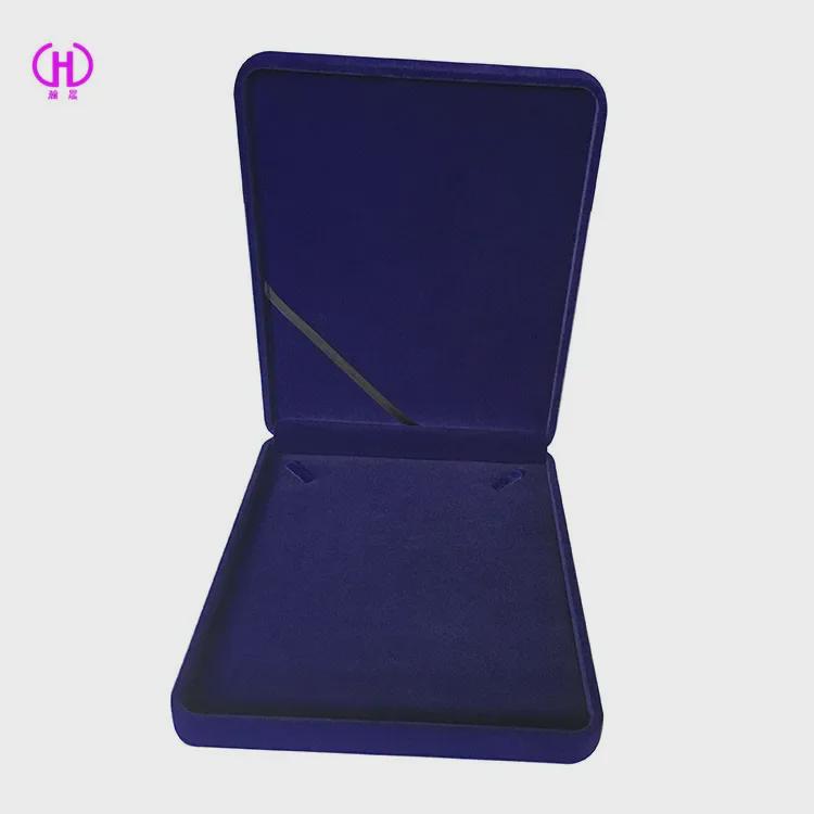 Подарочная коробка для ожерелья из фланели в европейском стиле для длинных ювелирных изделий из жемчуга