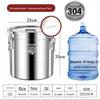 Толстый герметичный контейнер для хранения продуктов из нержавеющей стали 304