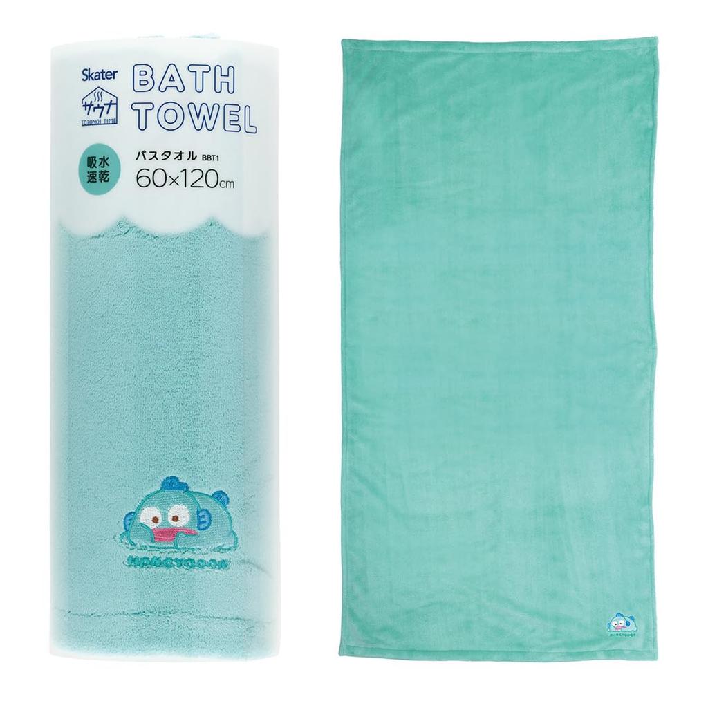 Skater Абсорбирующее и банное полотенце 120 x 60 см Hangyodon Funyumaru Sanrio Быстросохнущее BBT1-A