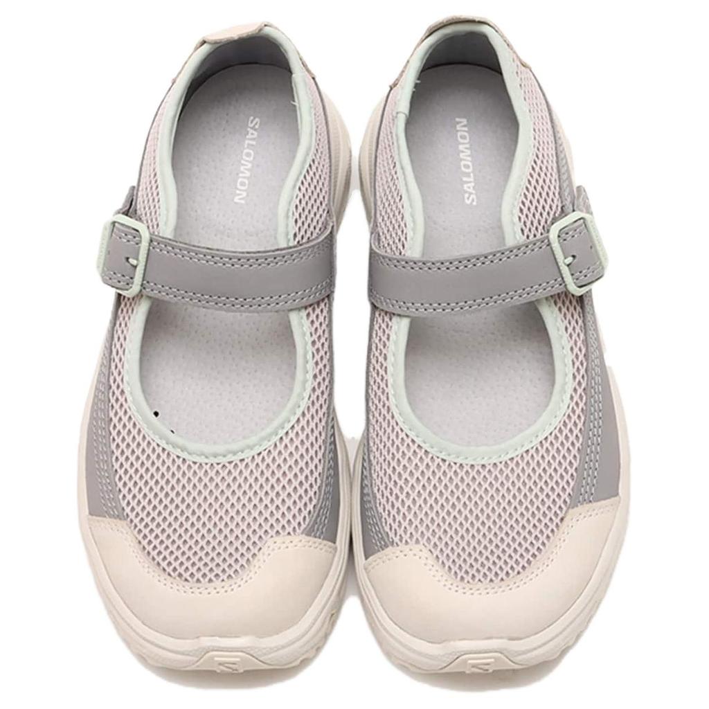 SALOMON Rx Мари-Жанна Удобные Универсальные Туфли Мэри Джейн на Толстой Подошве Женская Обувь Серые 477504