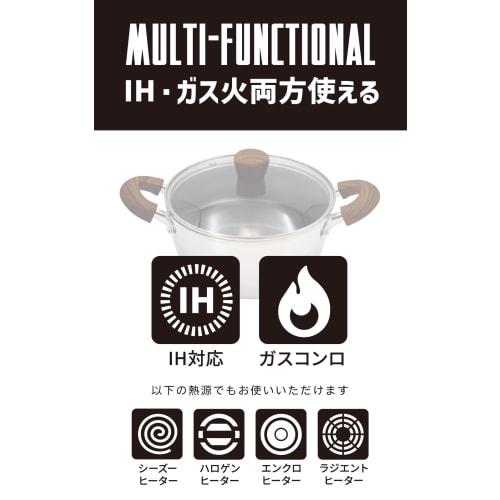 Каждый U. Кастрюля 26 см с титановым покрытием и стеклянной крышкой, фторполимерное покрытие, подходит для газа/индукции, высокая теплоэффективность, антипригарная, не содержит ПФОС, 750 000 использований Ab