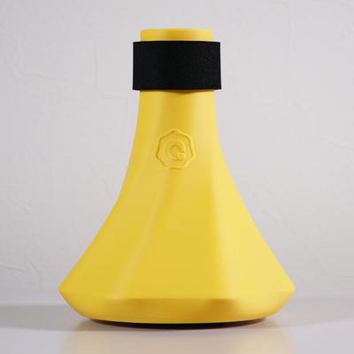 Мундштук для бас-тромбона для тихой практики дома, BRASS DESIGN Canary practice, ощущение "QooMute", тон, мундштук, легкий, оборудование,