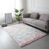 Rainbow Fluffy Rugs Anti-Skid Shaggy Area Rug Dining Room Carpet Floor Mat Home Bedroom