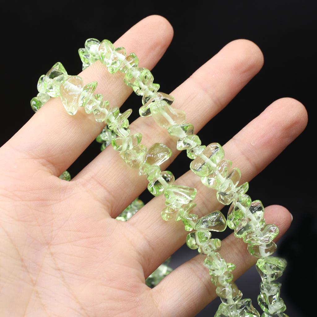 Бусины из натурального камня, добавляющие цвет, гравийные бусины для изготовления ювелирных изделий, ожерелье, серьги, браслет, аксессуар, длина 80 см