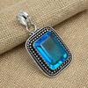 Tanzanite Gemstone 925 Sterling Silver Handmade Gorgeous Pendant For Her