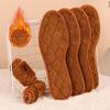 2 Pairs Fall Winter Shoe Insoles Thickened Warm Cozy Insoles for Men Women Cold Weather Foot Warmers