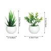 Поддельные цветы, имитация дерева, горшечные растения, офисный стол, украшения в горшках, искусственные растения алоэ, бонсай