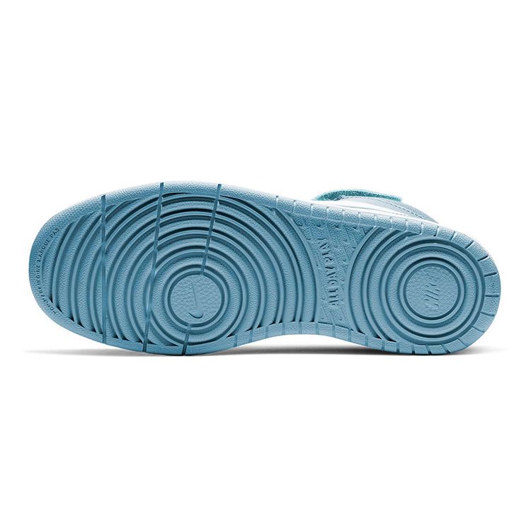 Nike Детские кроссовки Court Borough Mid 2 GS Cerulean Blue Glacier-Blue White CD7782-401