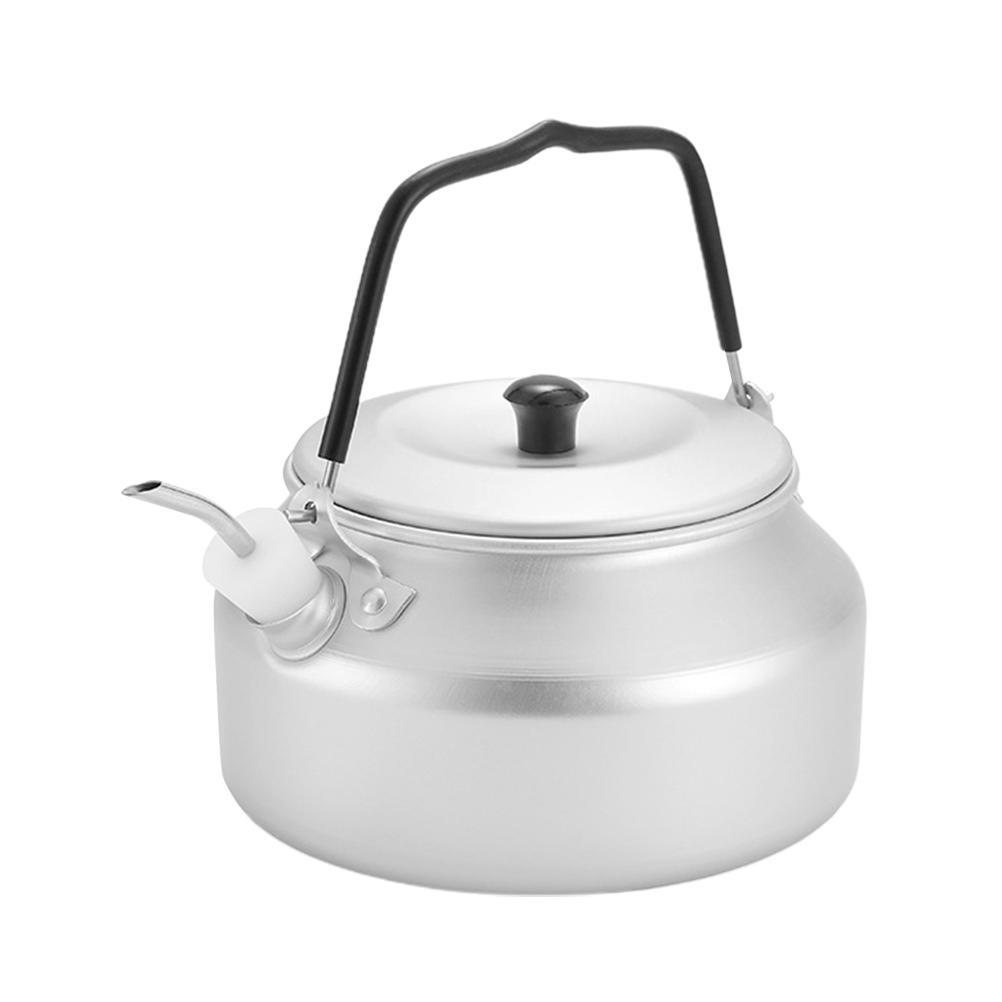 Camping Kettle Portable Lightweight Aluminum Alloy Camp Coffee Pot with Stainless Steel Extended Spout for Outdoor