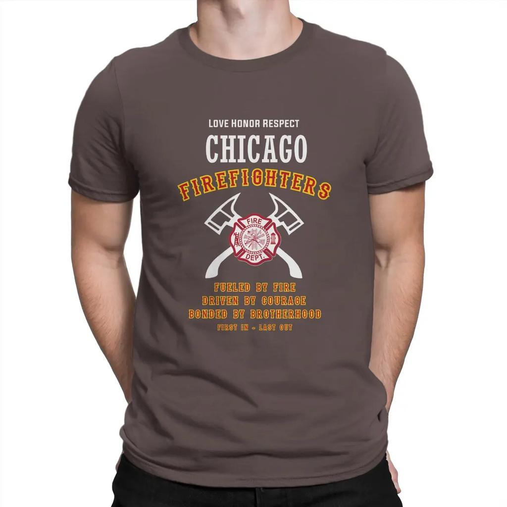Футболка Chicago Fire Man ФУТБОЛКА ПОЖАРНЫХ ЧИКАГО Отличительная футболка Оригинальный стритвир Новый тренд