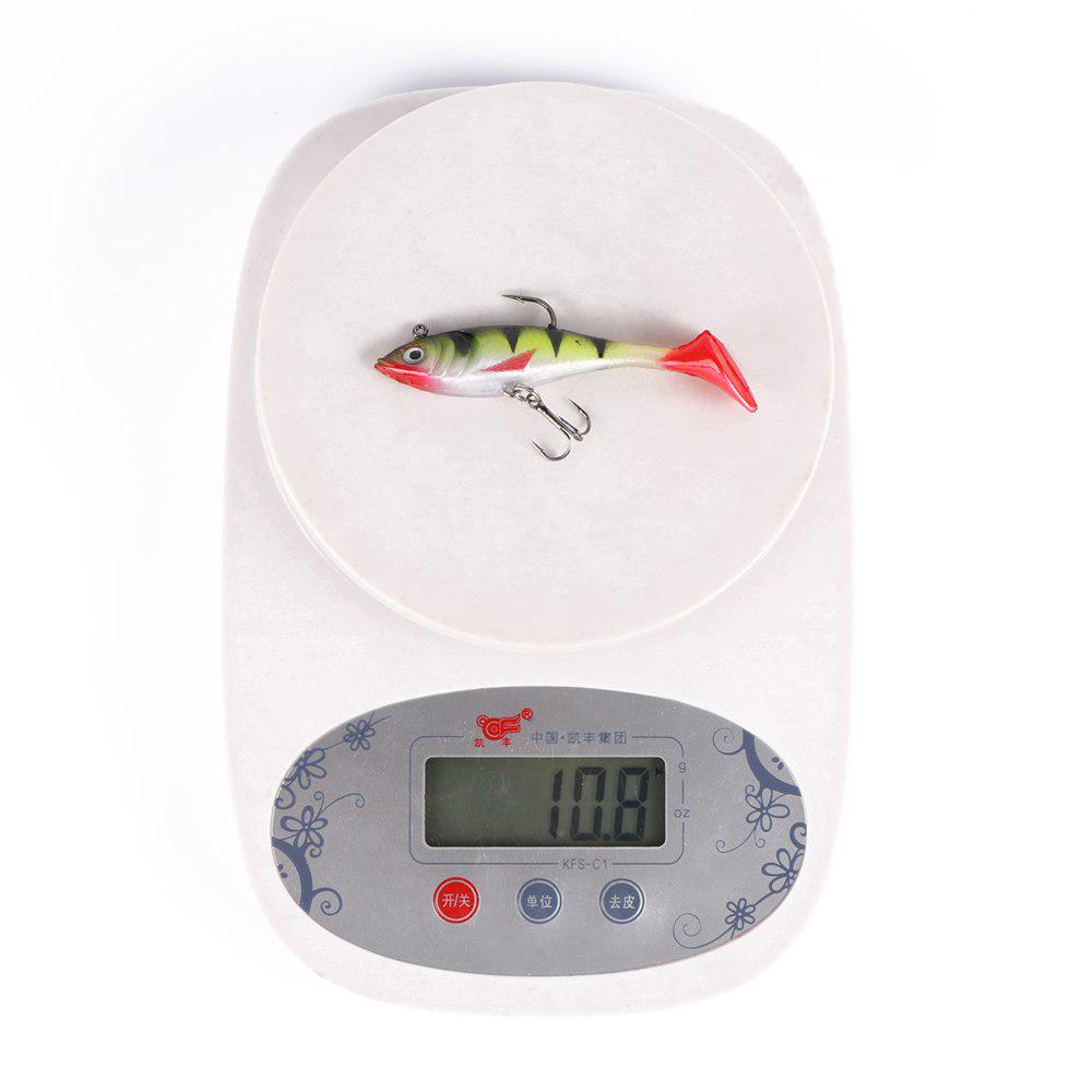 5 шт./лот, мягкая силиконовая приманка для рыбалки, 10,7 г, 8,4 см, воблеры, искусственная приманка, свинцовая рыба