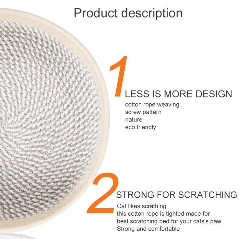 2 In 1 Round Draper For Cat Pillow Cotton Scrapers And Durable Cat Nests For Cats For Dog Draper Furniture And Drapers