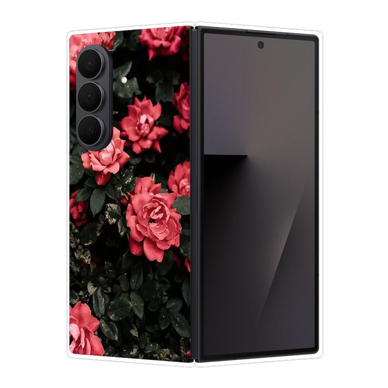 Чехол для Samsung Galaxy Z Fold 7 6 5 4 3 2 Прозрачный чехол для телефона для Samsung Fold7 Fold6 Fold5 Жесткий ПК Пластик Ударопрочный чехол Funda
