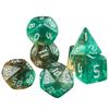 Glitter Dice 7pcs Polyhedral Dice Mixed Colors DND Dice Acrylic Dices Club Game Dices