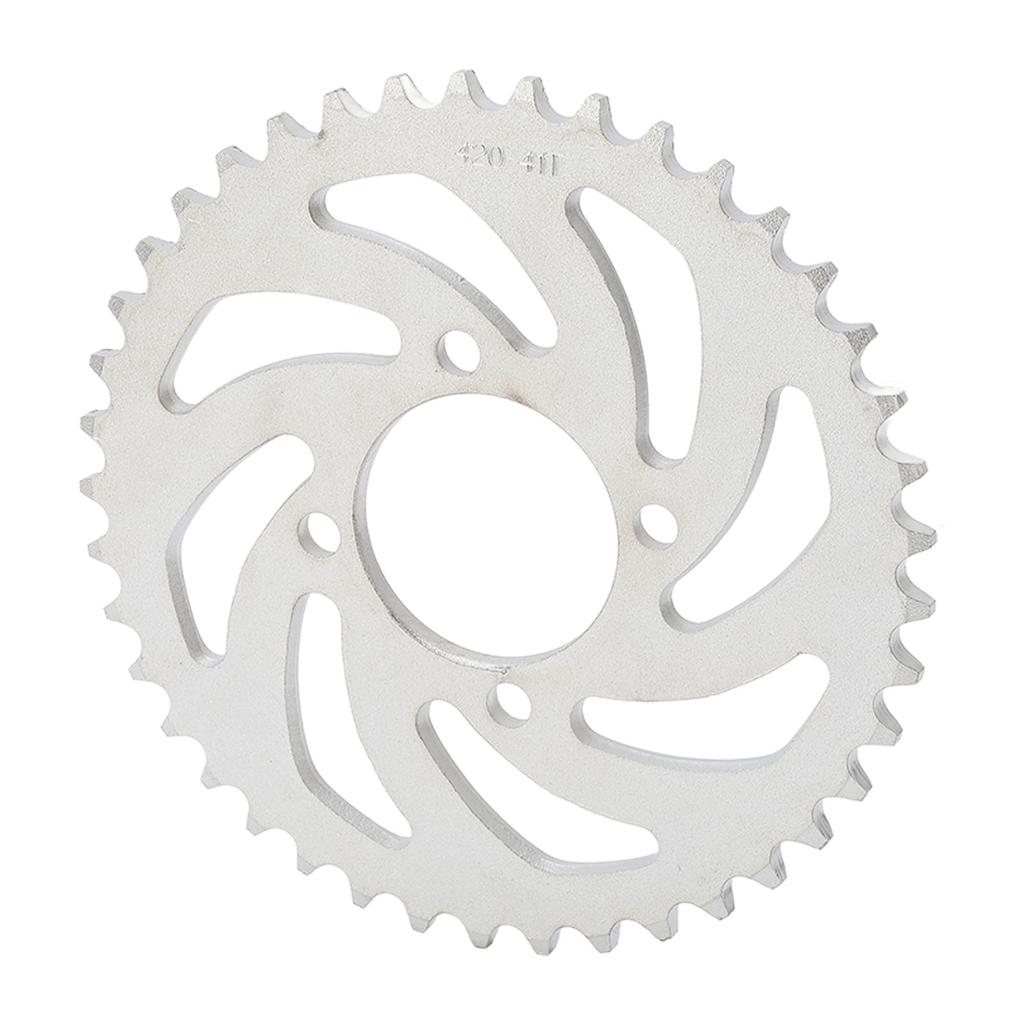 420 41T Задняя Звездочка Сталь Устойчивость к Коррозии Задняя Звездочка Цепи для Самодельного Карта, Квадроцикла, Легкого Мотоцикла