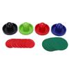 Multicolor Hockey Accessory Set Pushers Pucks Replacement Tables Game Pushers Pucks Kit