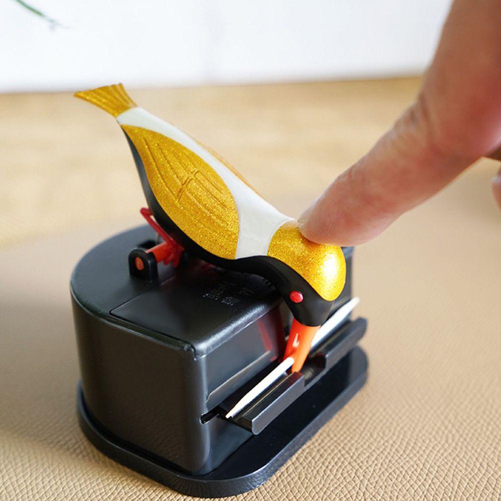 Украшение Автоматическая Коробка-Держатель Зубочисток Колибри Диспенсер для Зубочисток Контейнер для Зубочисток в виде Птицы