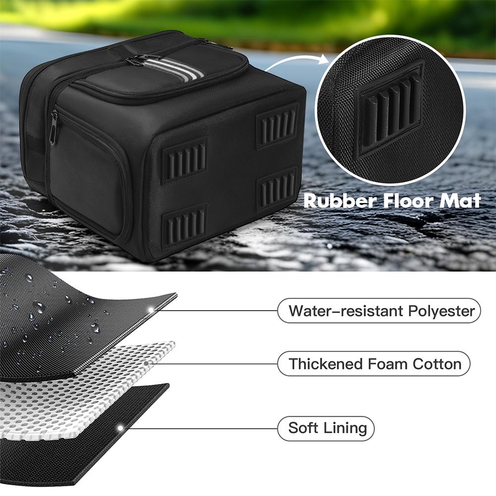 Bag For BLUETTI Portable Power Station AC2A Carrying Bag Carrying Case Anti-drop Travel Storage Bag with Shoulder Strap & Handle