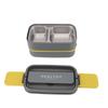 Двухслойный Bento Box 316 из нержавеющей стали с отсеком, портативный ланч-бокс со столовыми приборами для работы