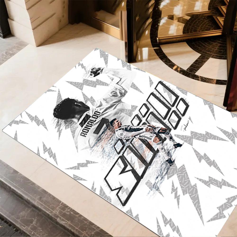 Ronaldo's Juventus Glory Floor Mat Suitable for Entryway Living Rooms Playrooms Dining Room Antislip Carpet Office home decor Spiritual Gift