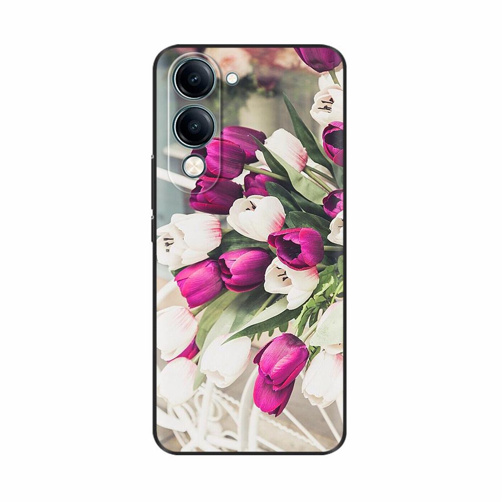 Силиконовый чехол для телефона Vivo Y19 5G Чехол 2025 Мягкий ТПУ чехол для телефона Vivo Y19 5G Чехол 6.74'' Ударопрочный Fundas Shell Bag Coque