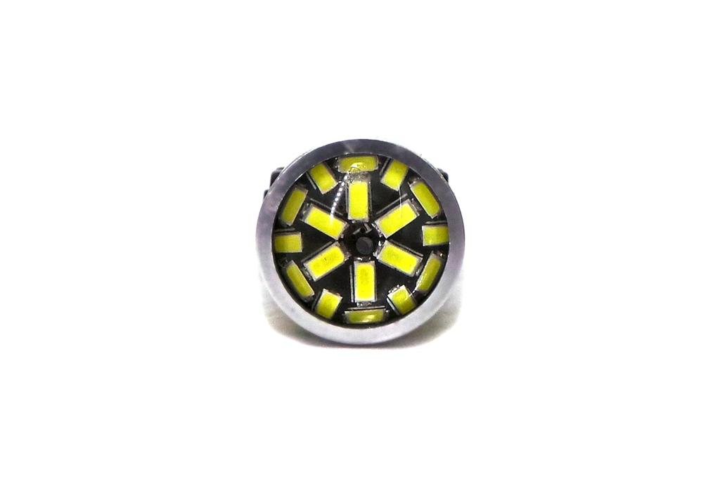 2 Pcs LED Bulb 3157, P27/7W 12-24V CANBUS 2100lm White with Off-Road Lens