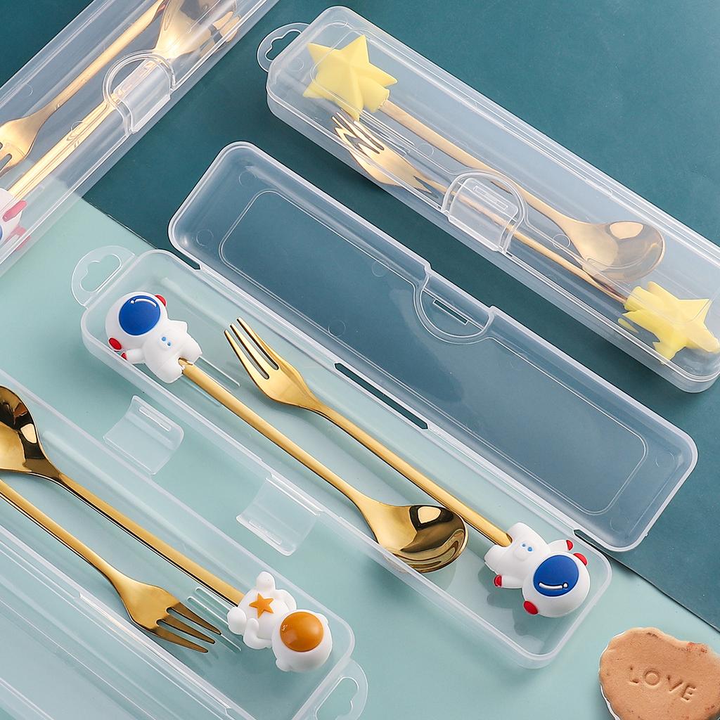 2pcs New Christmas Spoon Fork Christmas Decoration for Home Xmas Gifts Christmas Tableware Decor Kitchen Supplies New Year Gifts