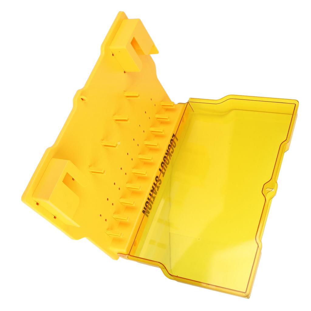 Lockout Tagout Station Durable Visualization Management Lockout Station with Cover for Lockout