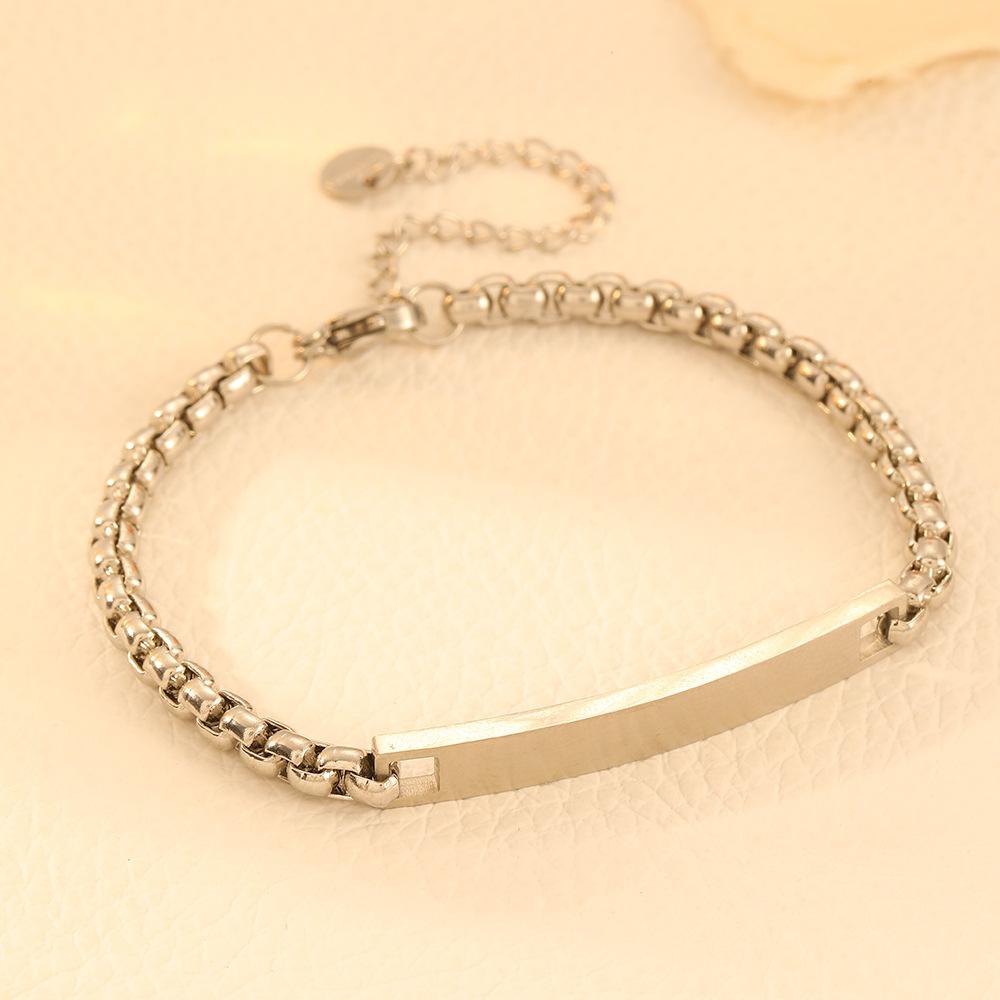 Minimalist Ladies Bracelets Good Quality Jewelry for Woman 2025 Stainless Steel Personality Fine Beaded Bracelet ALN25120840