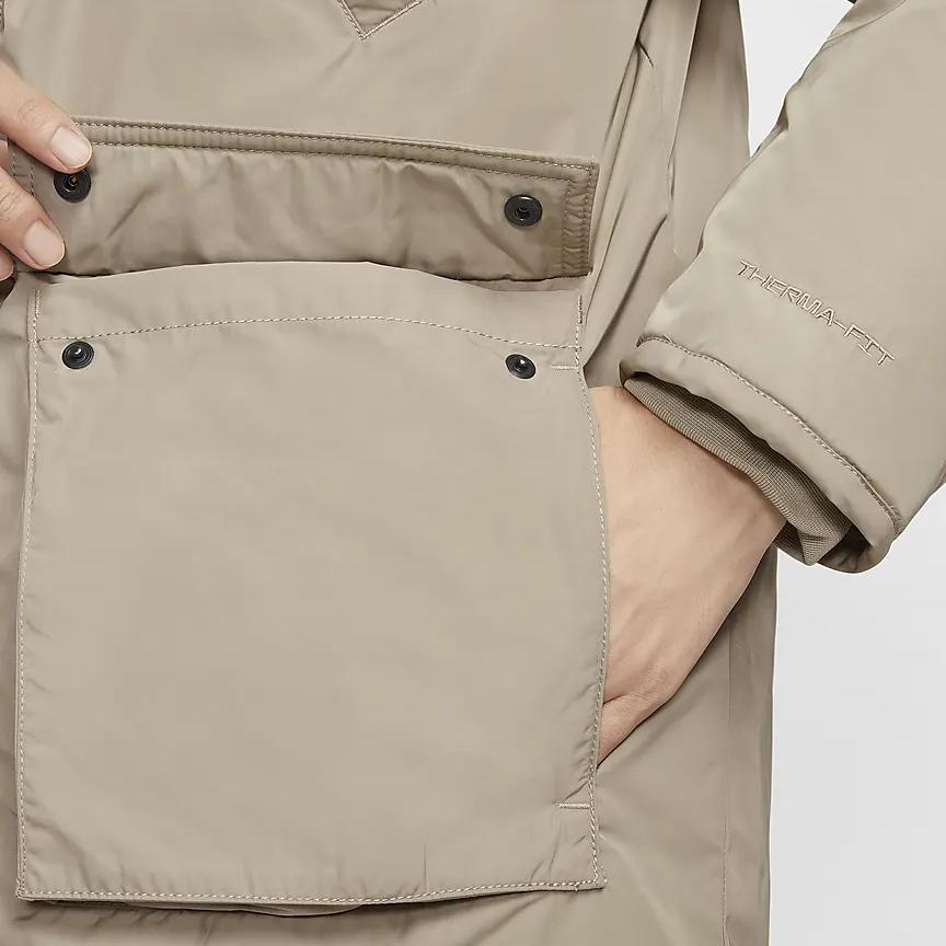 Nike Therma-Fit модная универсальная свободная удобная куртка мужская куртка цвета хаки FZ0870-247