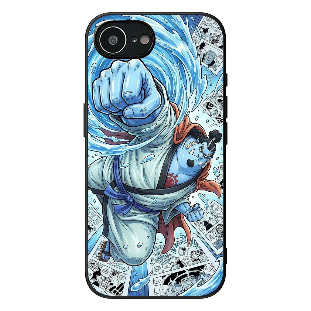 Cover for Apple iPhone 16 15 14 Plus 13 12 Mini 17 Pro Max + ProMax 16E Air 16+ 15+ Phone Case Comics Jinbe Luffy One Piece