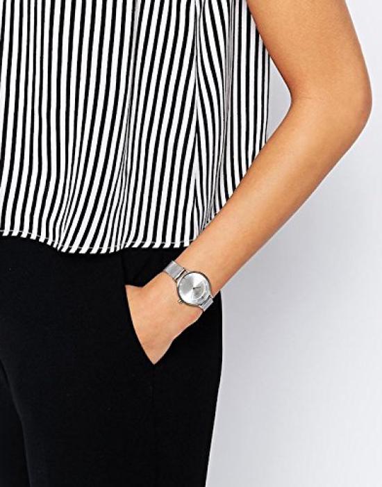 SKAGEN skw2149 Anita Steel Mesh SKW2149 Anita Silver Mesh аналоговые женские серебряные кварцевые часы из нержавеющей стали [Товар]