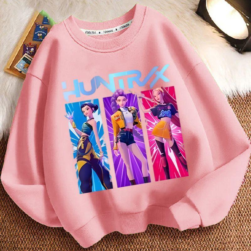 Children's Witch Hunt Team Round-neck Hoodie, Spring and Autumn Boys' and Girls' Long-sleeved Casual Jacket