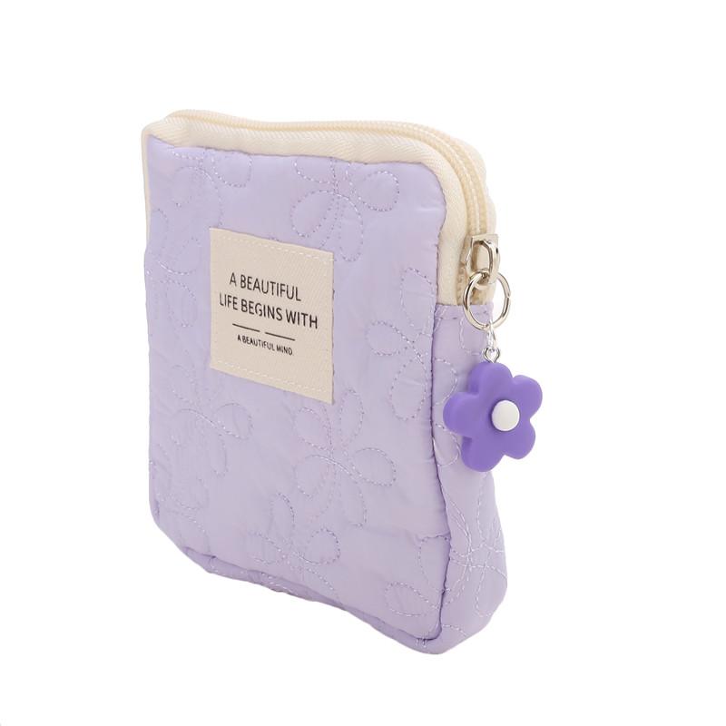 Женская маленькая косметичка, дорожный мини-органайзер для гигиенических салфеток, органайзер для макияжа, монет, денег, карт, помады для хранения