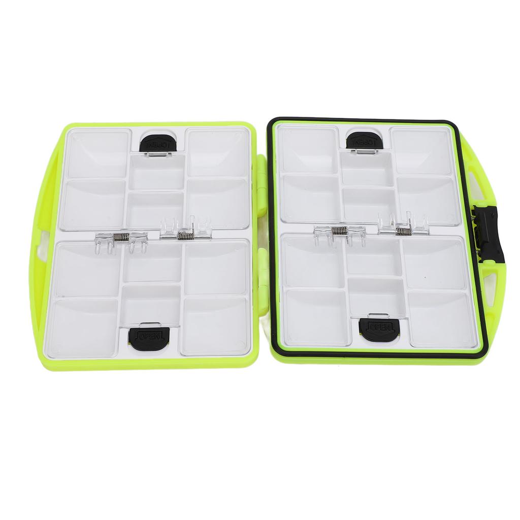 Коробка для хранения рыболовных крючков Двусторонняя Органайзер для рыболовных снастей Многосекционное хранилище для крючков