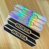 WRS2  Motorcycle Stickers for HONDA Car Logo Reflective Laser Stickers Racing Helmet Decals Tail Box Shock Absorber Decoration