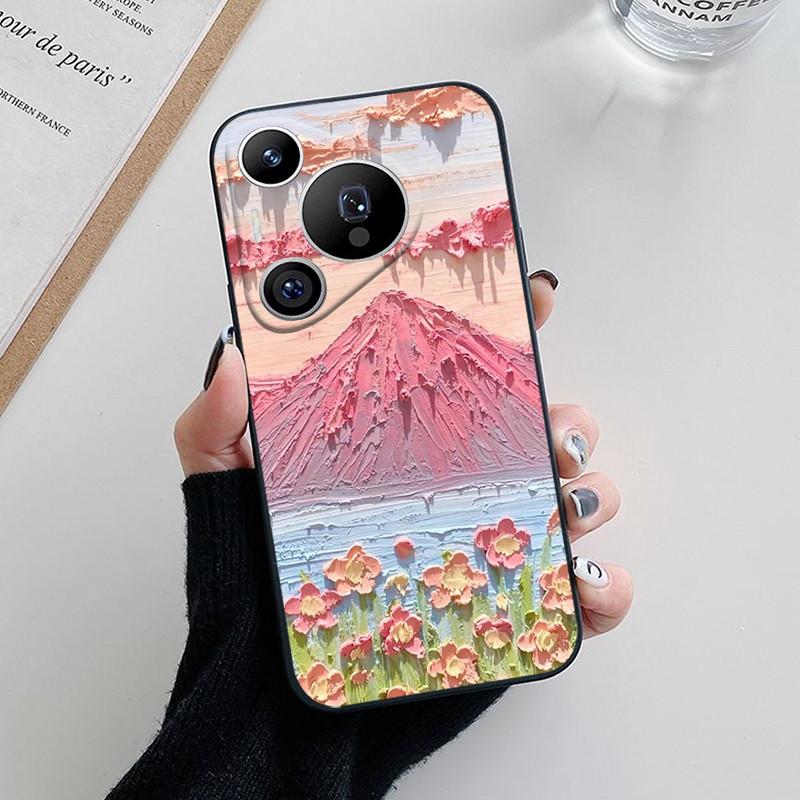 Чехол для Huawei Pura 70, милый мультяшный цветок, мягкий силиконовый чехол для телефона для Huawei Pura 70 Pro Plus Pura70 Ultra, Funda Coque