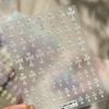 TENSOR Наклейка Большой Крест 3 Типа Белый 71 1 Набор Белый 71