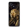 Cross Pattern Bicolor Lion Phone Case Cover for Xiaomi Mi 17 15 14 13 12 11 Ultra 15T 14T 13T 12T 11T Pro Lite 5G Soft TPU Shell