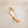Epoxy Double T Bracelet Color Multi-Love T Home Bracelet 18K Vacuum Bracelet Women