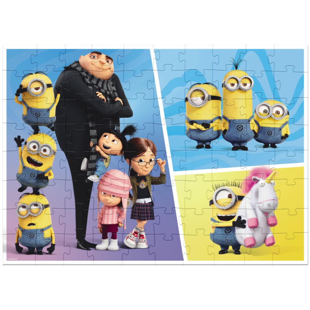 Puzzle Minionki Minions 80 Elementów Układanka Kolorowa I Wesoła Dla Dzieci