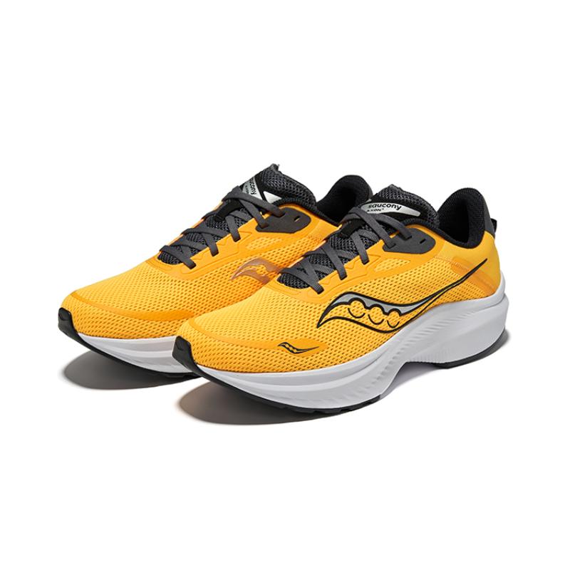 SAUCONY Амортизаторы Axon Pulse 3 Низкие кроссовки для бега Мужские Желто-черные Saucony S20826-121
