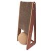 Cat Scratcher Stable Structure Protecting Furniture Large Cat Scratching Pad with Ball Toy for