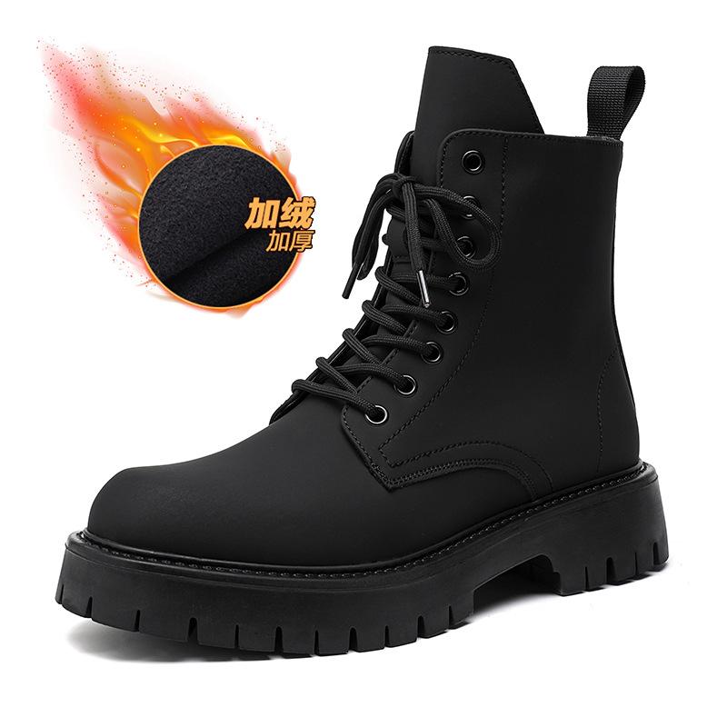 Ботинки Мартин мужские осенне-зимние длинные рабочие интернет-знаменитость хай-стрит мягкая кожа британский яппи мужские ботинки британский стиль 3301-K