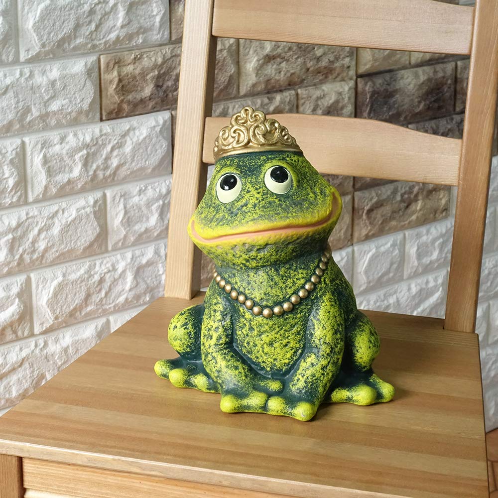 Сделано в Португалии Зеленая лягушка, размер M, пара, набор из терракотовых садовых предметов, Принцесса и Принц, король и королева, pto-2766_2310g