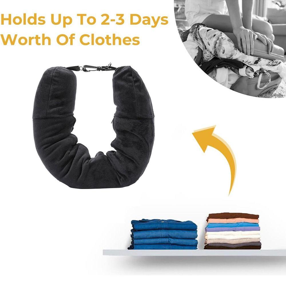 Дополнительная набивная подушка для багажа, подушка для путешествий, регулируемая подушка U-образной формы для шеи, офисная