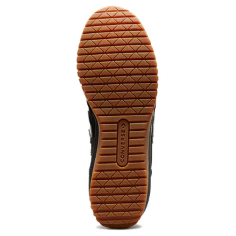 Converse Кеды Run Star Trainer Ретро Удобные Низкие Повседневные Унисекс Черные